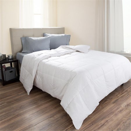 DAPHNES DINNETTE 90 x 90 in. Full & Queen Size Cotton Feather Down Bedding Comforter DA2178134